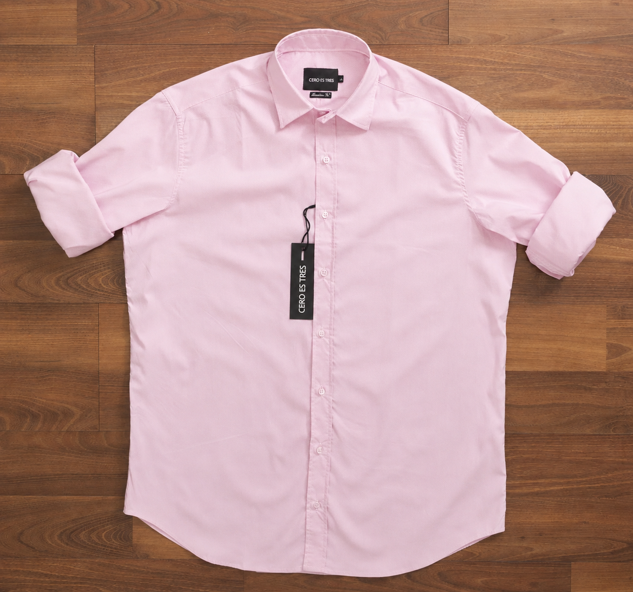 6519MLLRS - CAMISA REGULAR ROSA